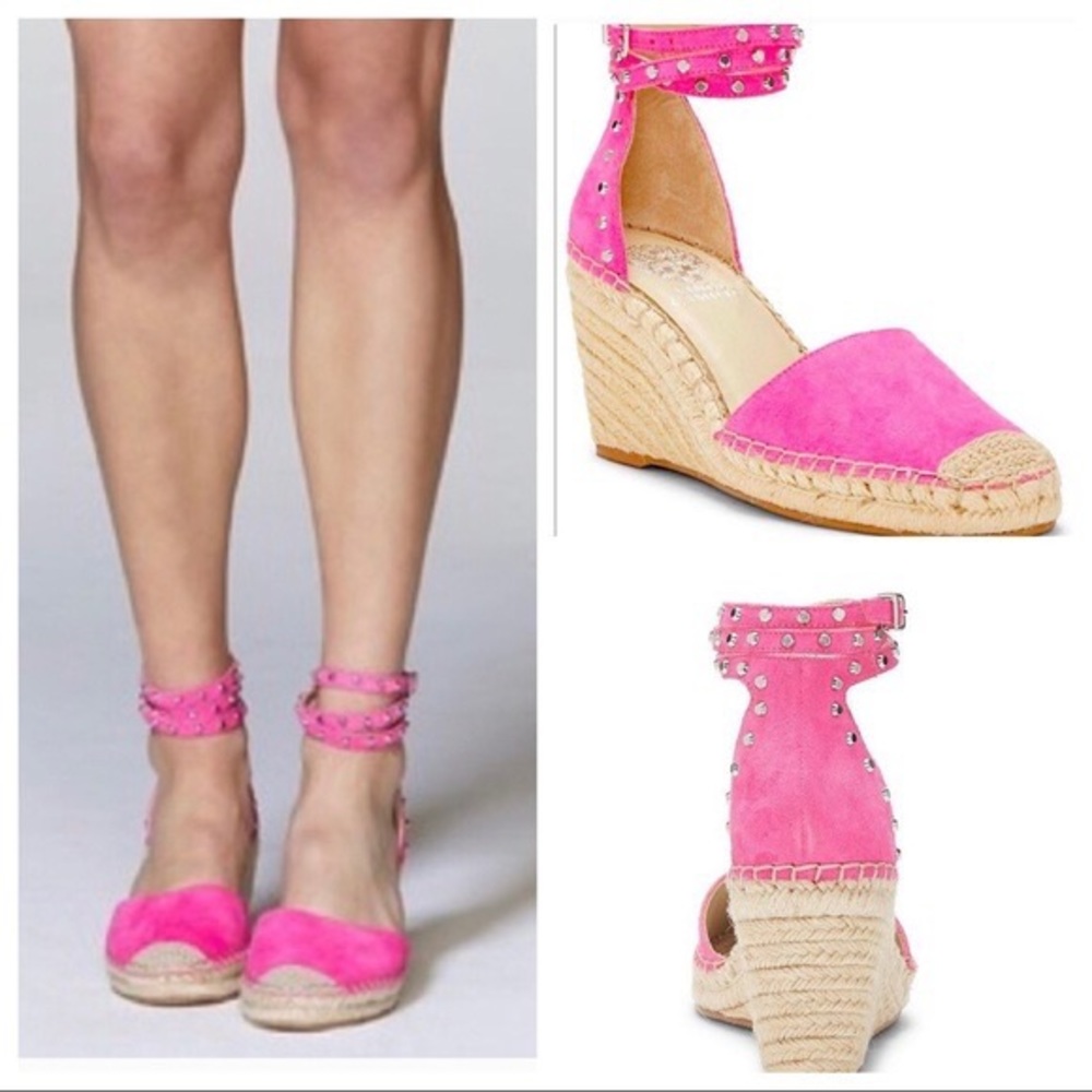 Vince Camuto Vannisa Suede Wedge Espadrille